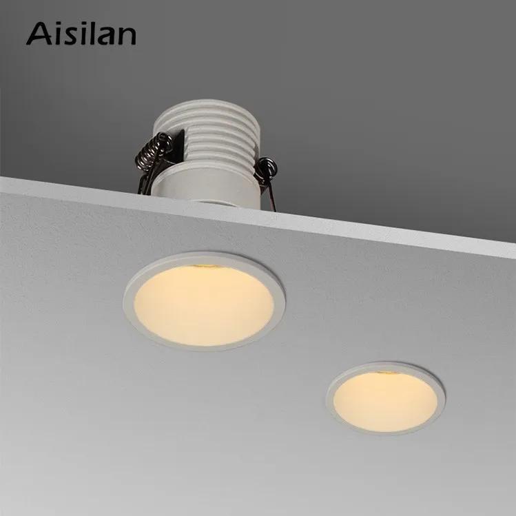 Aisilan ̴ LED ٿƮ 5.5cm  Ȧ ĳ,  ν   Ʈ,  ĳ, â , 7W CREE CRI 93